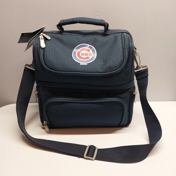 Picnic Time Chicago Cubs Pranzo Lunch Bag W/ Utensils Hot Cold Soft Sided Cooler - Picture 1 of 16